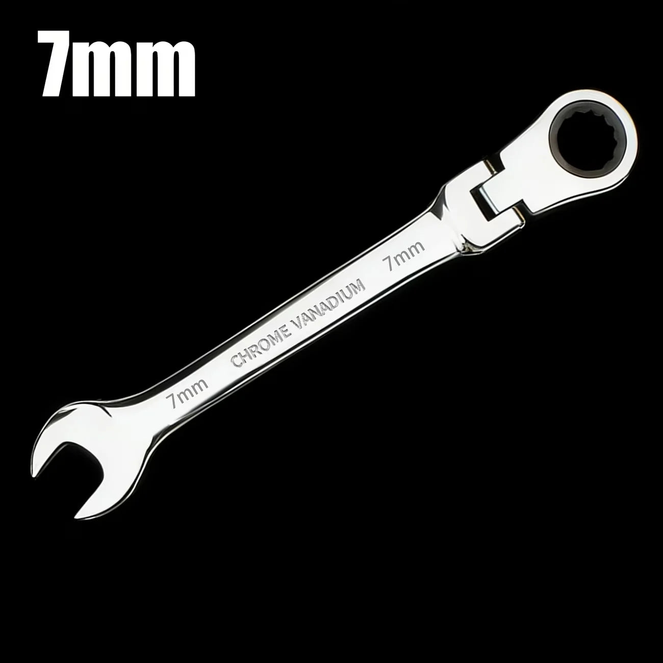 6mm 7mm 8mm 9mm 10mm 11mm 12mm 13mm 14mm 15mm 16mm 17mm 18mm 19mm Reversible Ratchet Wrench Ratcheting Socket Spanner Nut Tools