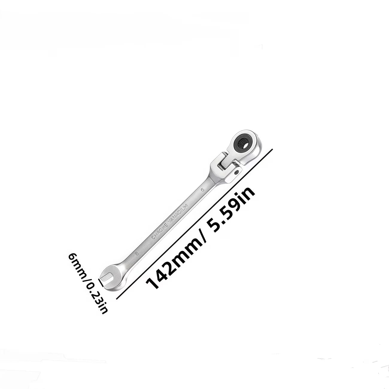 6mm 7mm 8mm 9mm 10mm 11mm 12mm 13mm 14mm 15mm 16mm 17mm 18mm 19mm Reversible Ratchet Wrench Ratcheting Socket Spanner Nut Tools